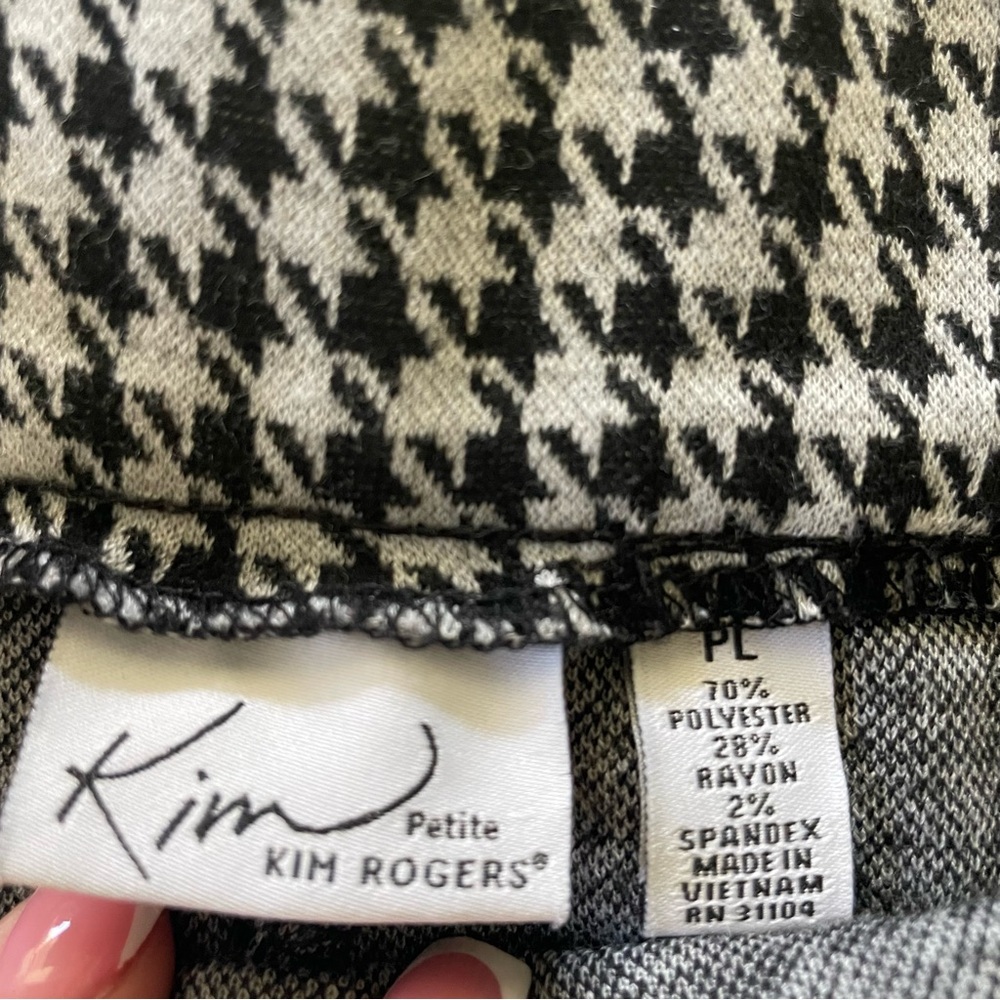 Kim Rogers‎ Classic Houndstooth Skirt - Picture 3 of 4